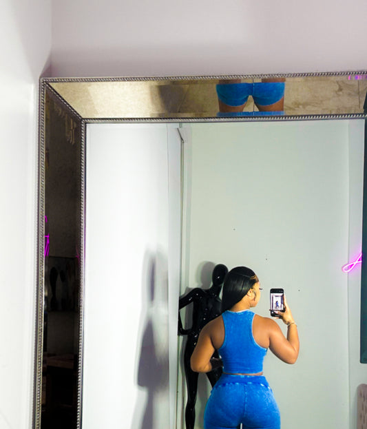 Tia short set (blue)