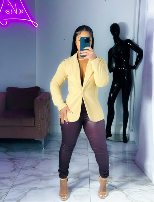 Lavish  Boss Nude Blazer