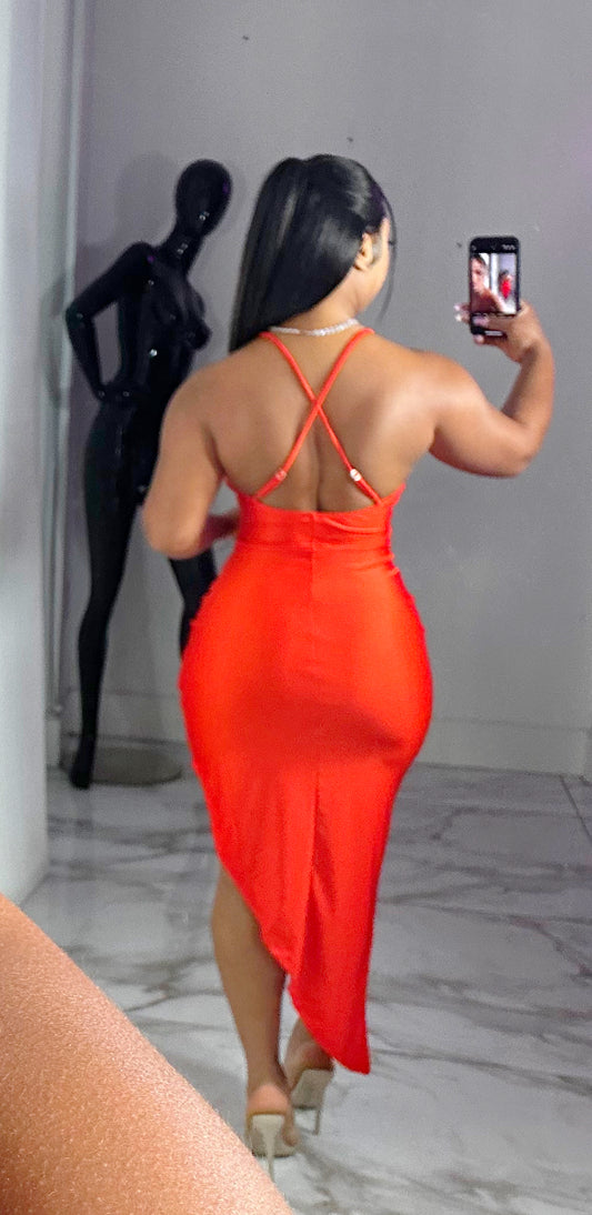 Good time Dress (Orange)