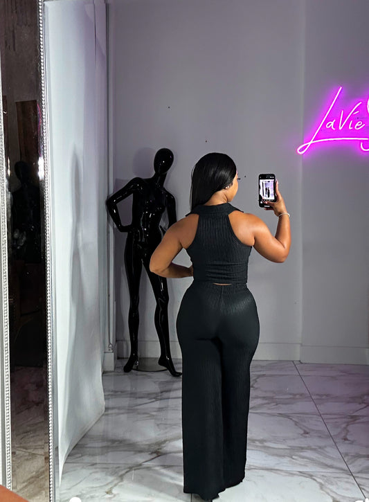 Lani pants set (Black)