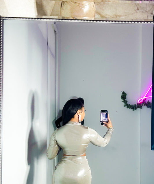 Taraji lux 2pc skirt set