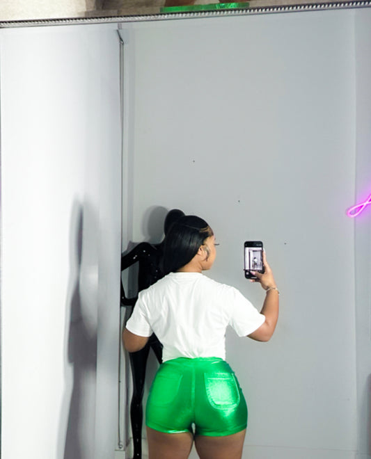 Hologram green Shorts
