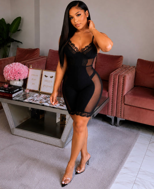 Fancy Lace Romper
