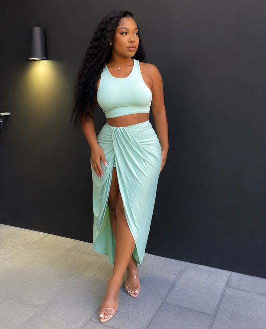 Kyra skirt Set (Mint)