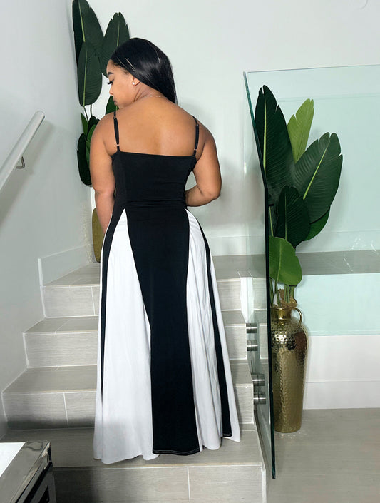 Porsha Patch Black dress