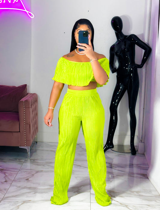 Aya Lavish green Set