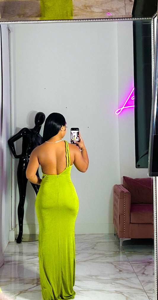 Lux Lavish Green dress