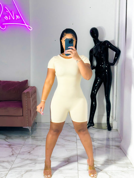 Milo Beige body Romper