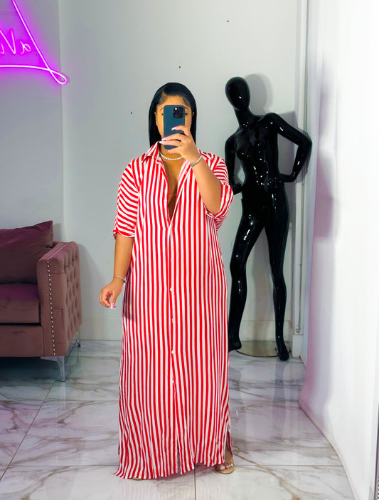 Robyn striped dress