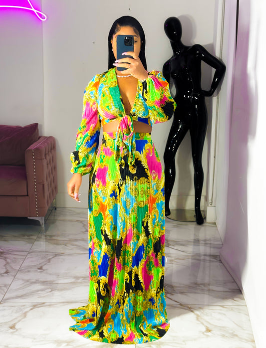 Mya Lavish Skirt Set