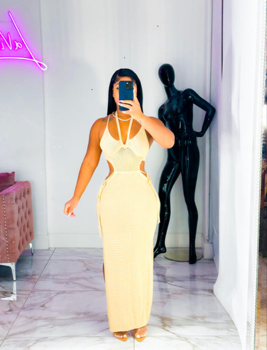 Zya Lavish Dress (Nude)