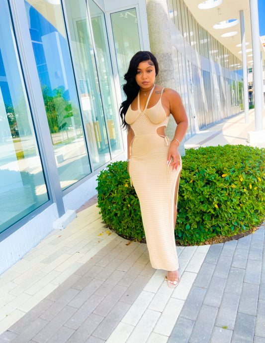 Zya Lavish Dress (Nude)