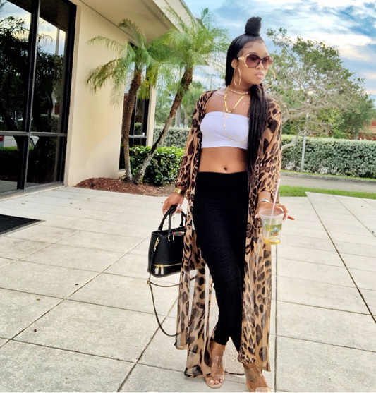 Printed Kimo cover up