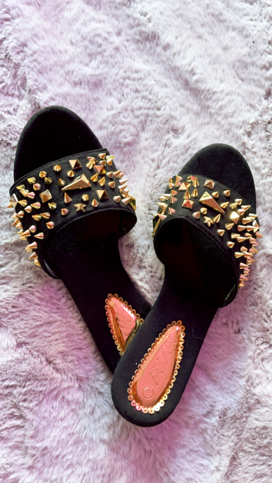 Lavish gold stone slides