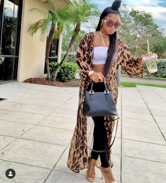 Printed Kimo cover up