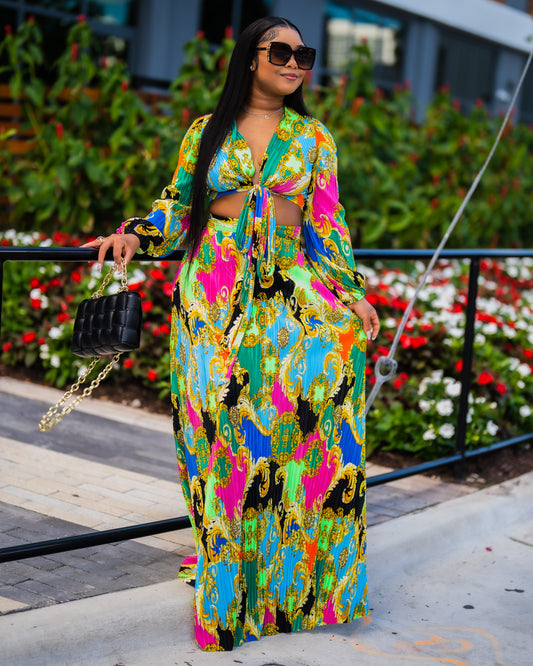 Mya Lavish Skirt Set