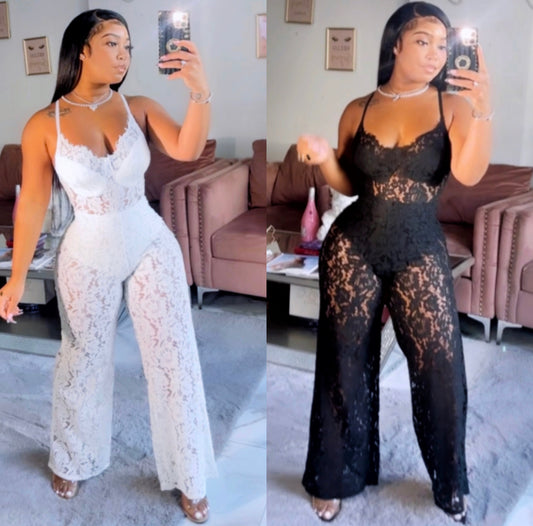 Lace me Body Jumpsuit