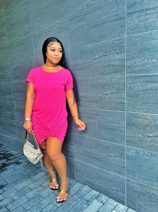 Rosey Pocket Tee dress