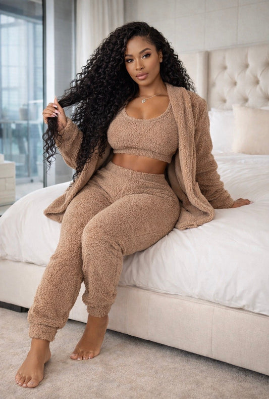 Mocha 3pc pants set