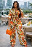 Saski Silk lover 2pc pants set