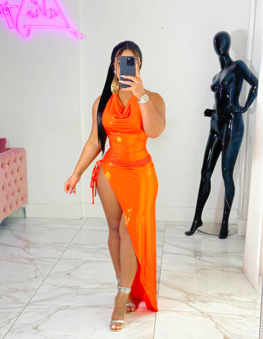 Onya Lux orange dress