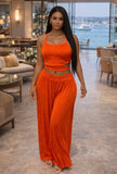 Niesha orange pants set