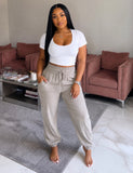 Nude chic joggers