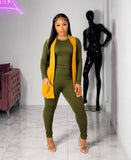 Mustard shortsleeve Cardi