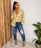 Lavish Gold button down