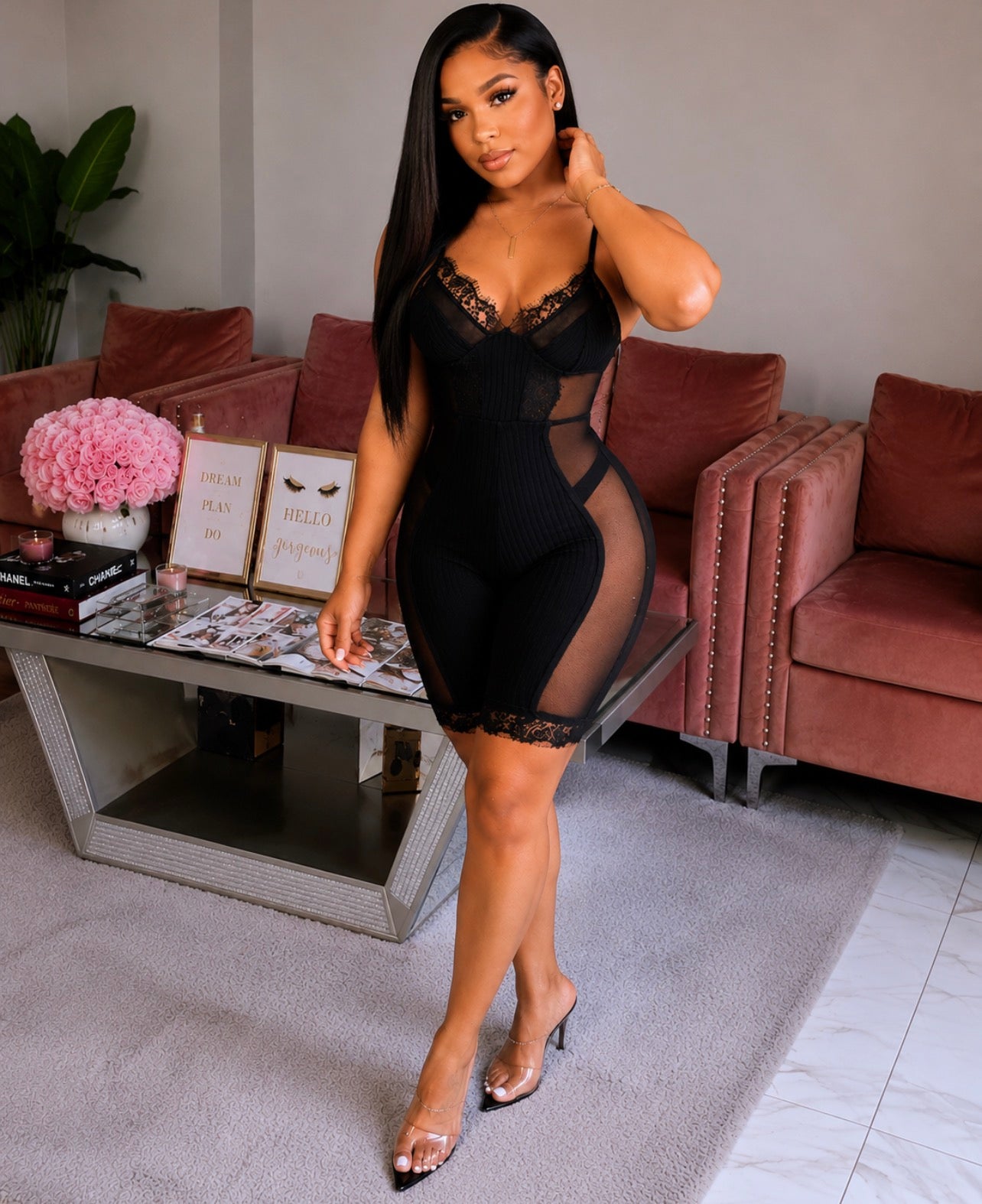Fancy Lace Romper
