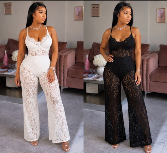Lace me Body Jumpsuit