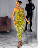 Sharelle gold dress