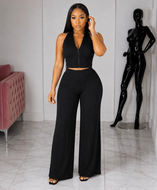 Lani pants set (Black)