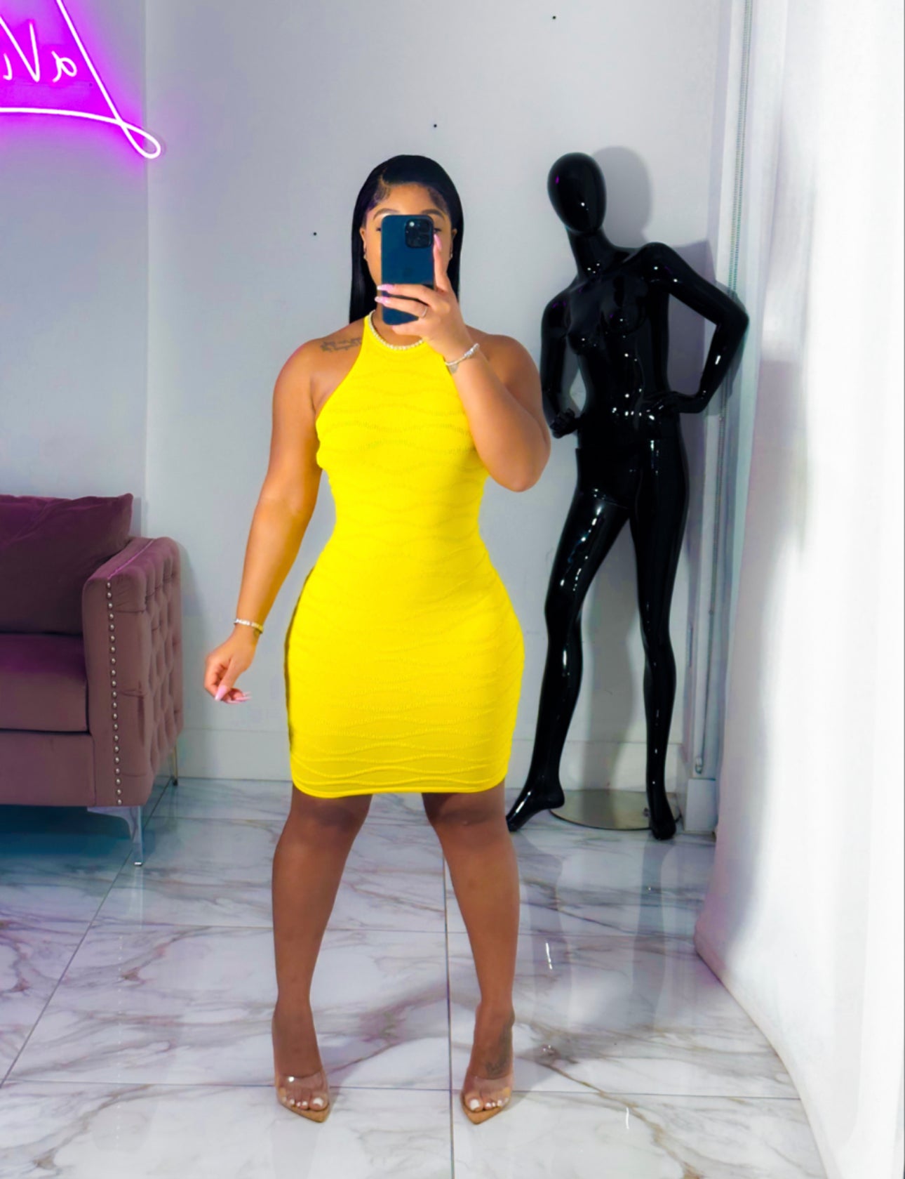 Yani yellow dress
