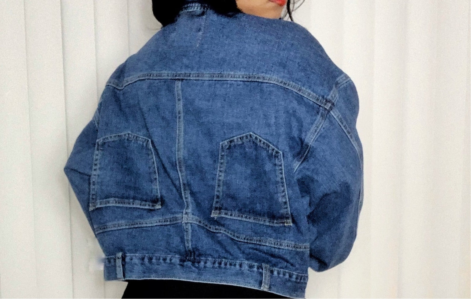 Fur detailed Denim jacket