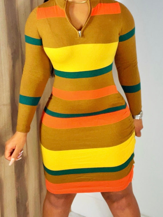 Kara Striped Dress