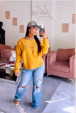 Mustard Stylz sweater top